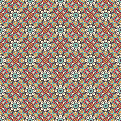Vintage floral seamless pattern