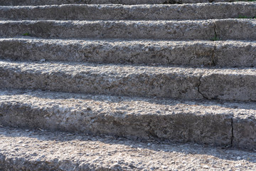 Steps in the afternoon leading up