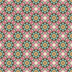 Vintage floral seamless pattern