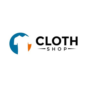Clothing Logo Icon, T Shirt Logo Vector , Cloth Shop Logo Template