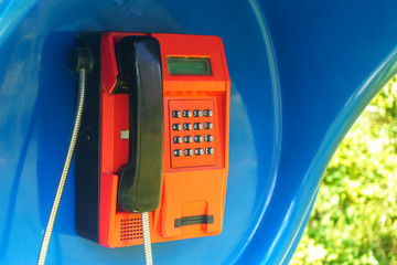 Urban outdoor payphone
