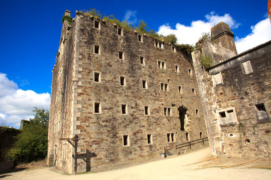 Bodmin (England), UK - August 20, 2015: Bodmin Jail Naval Prison outside view, Cornwall, England, United Kingdom.
