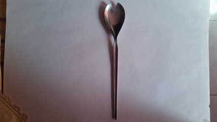 A spoon of salad