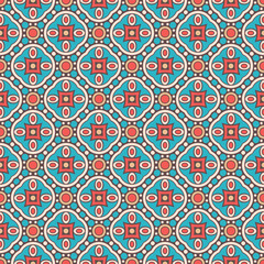 Fototapeta premium Vintage floral seamless pattern