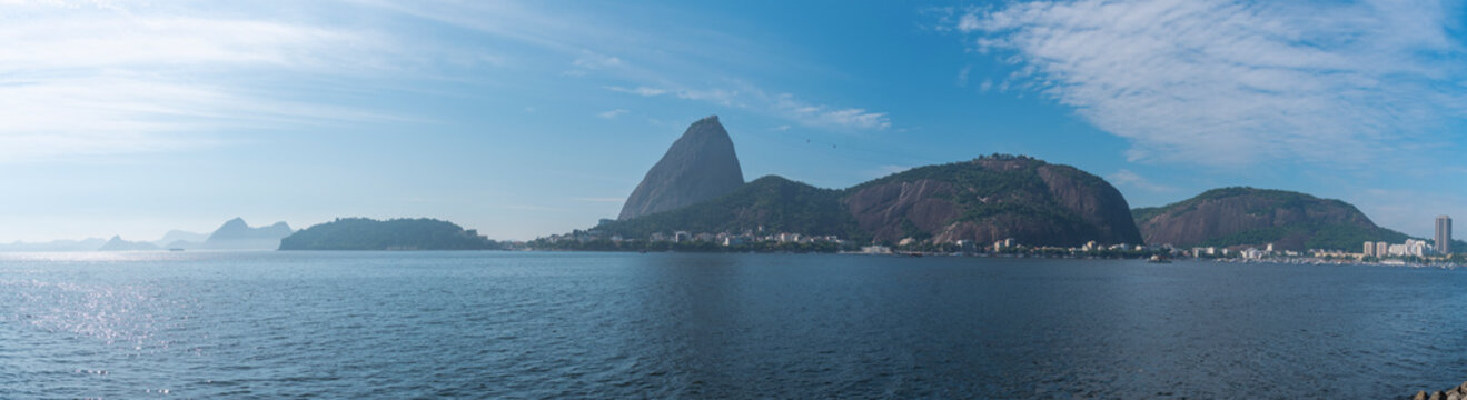 Rio de Janeiro Botafogo area with views of Sugarloaf Mountain.