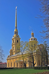 Saints Peter and Paul Cathedral, Saint Petersburg. Russia