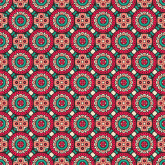 Vintage floral seamless pattern