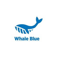 Whale Blue Logo Templates and Animal