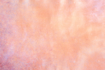 Handmade peachy texture. Crafted grunge background.