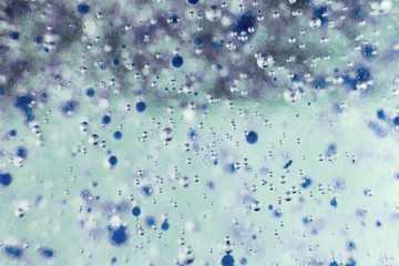 Air bubbles in the water background.Blue tone,Abstract Backgrounds.