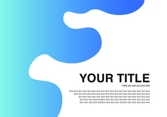 Vector illustration of an abstract background for presentation