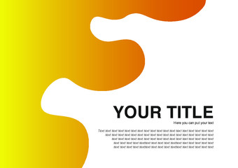 Vector illustration of an abstract background for presentation