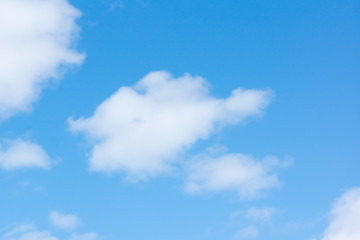 blue sky with light white clouds