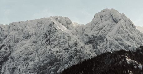 snowy mountain - polish tatry Giewont