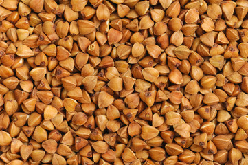 brown buckwheat background