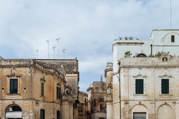 Streets of Lecce, Puglia Apulia, Italy
