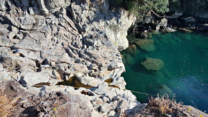 한국 제주도 쇠소깍 풍경