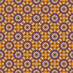 Vintage floral seamless pattern