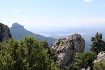 Viewpoint in the middle of Sardegna Italy
