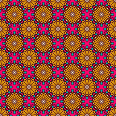 Vintage floral seamless pattern