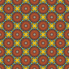Vintage floral seamless pattern