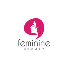 Women Wellness Logo Design Template . women beauty logo Cosmetic Template vector icon design . Beautiful woman Logo Design Illustration . Woman logo for Spa, Fashion & Beauty