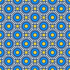 Vintage floral seamless pattern