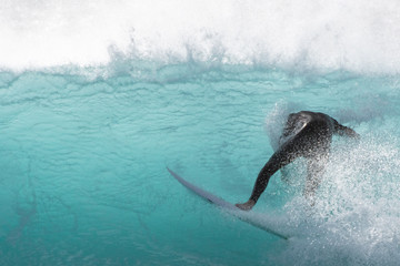 surfer in the water