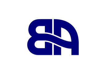 B A Initial Letter Logo design vector template, Graphic Alphabet Symbol for Corporate Business Identity