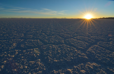 Zachód Słońca w Salar de Uyuni © Tomasz Aurora