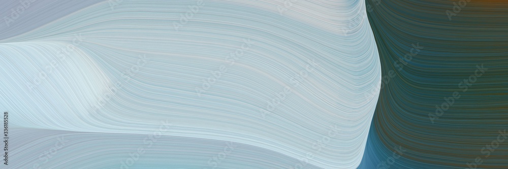 Poster elegant dynamic designed horizontal banner with pastel blue, dark slate gray and teal blue colors. f