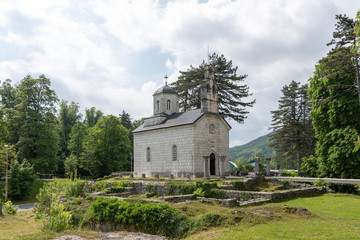 Fototapeta premium Church of the Nativity of the Virgin in Cetinje.