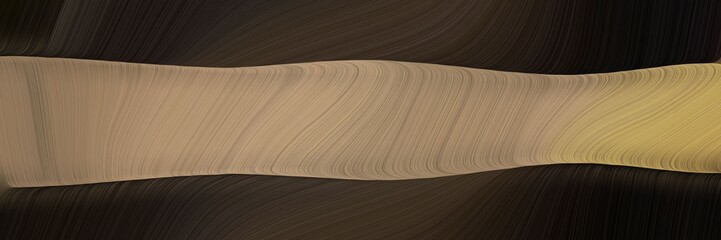 elegant modern banner with very dark green, rosy brown and pastel brown colors. fluid curved flowing waves and curves
