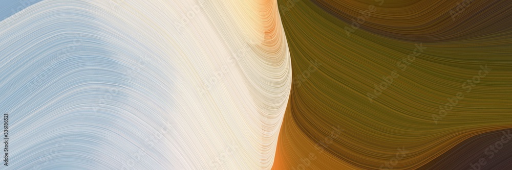 Poster elegant surreal banner design with light gray, chocolate and dark gray colors. fluid curved flowing 
