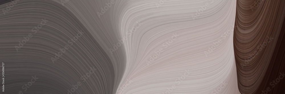 Poster elegant dynamic header with old mauve, dark gray and very dark pink colors. fluid curved lines with dynamic flowing waves and curves