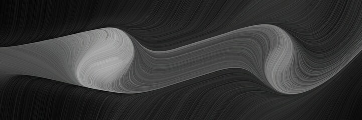 elegant moving designed horizontal header with very dark blue, light slate gray and dim gray colors. fluid curved flowing waves and curves