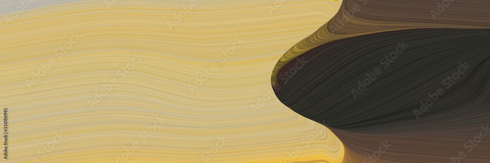 Poster elegant artistic header design with dark slate gray, burly wood and dark olive green colors. fluid c