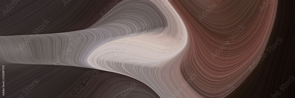 Poster elegant modern header with very dark violet, silver and old lavender colors. fluid curved lines with dynamic flowing waves and curves