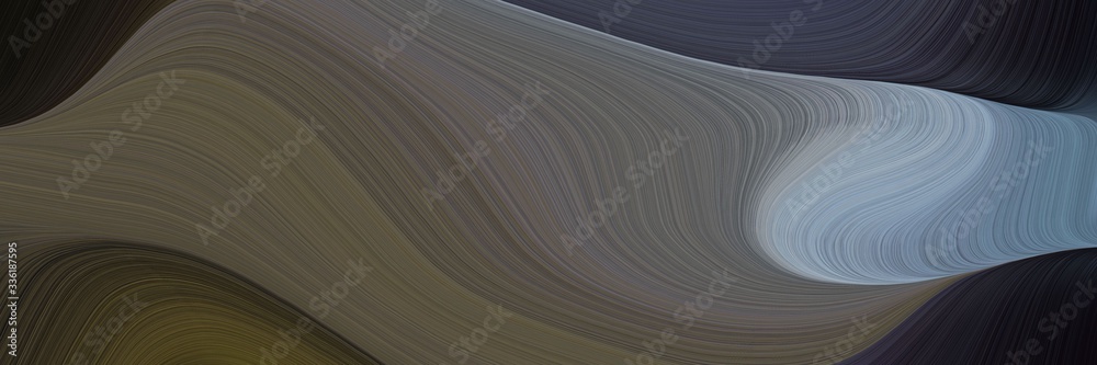 Poster elegant colorful banner design with dark slate gray, old mauve and light slate gray colors. fluid curved flowing waves and curves