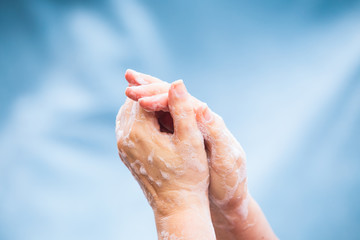 Coronavirus global pandemic hand washing prevention  