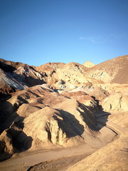 Beautiful landscape panorama of Death Valley
