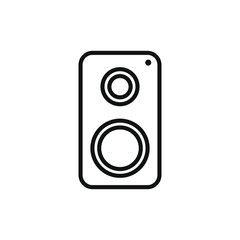 audio speaker icon vector illustration