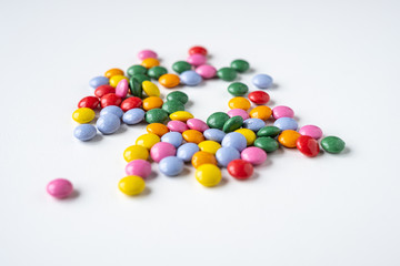 colorful chocolate candies