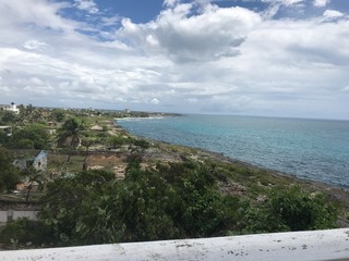 Obraz premium view of the coast of the mediterranean sea