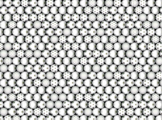 Abstract background, white gray gradient balls, shadow creative structure pattern