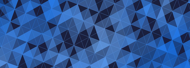 Fototapeta premium Colored polygonal space. Digital background. Triangular futuristic business wallpaper. Vector Illustration. Widescreen