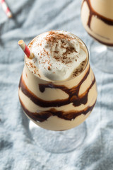 Homemade Boozy Frozen Mudslide Cocktail