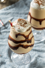 Homemade Boozy Frozen Mudslide Cocktail
