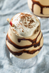 Homemade Boozy Frozen Mudslide Cocktail