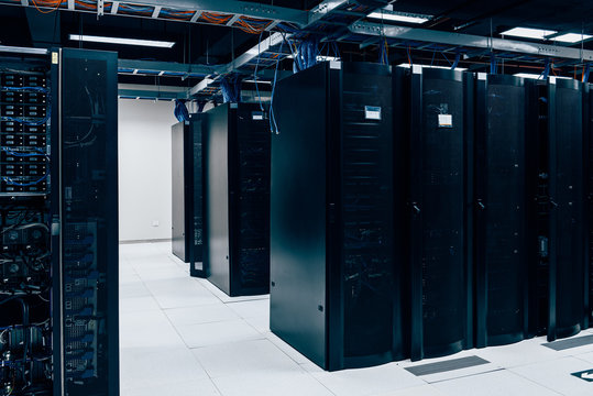 Empty server room